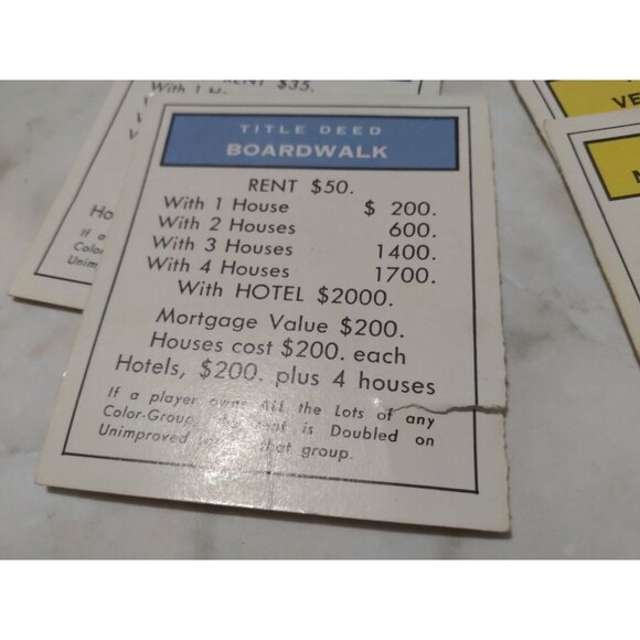 Vintage Parker Brothers Monopoly Board Game 1961 Edition READ Description - Picture 15 of 15